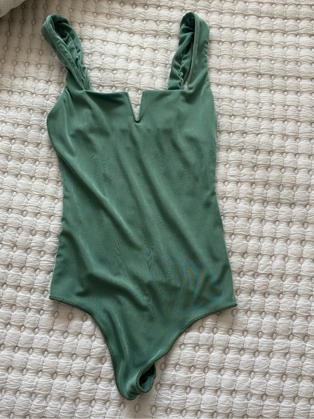 Show Me Your MuMu green bodysuit